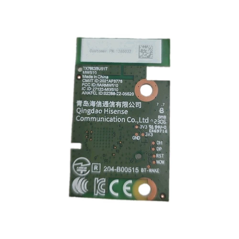 1265032 Hisense Wi-Fi Module / Wireless Adapter, 1265032,TX7663BU51T,MW510,... - Picture 2 of 2